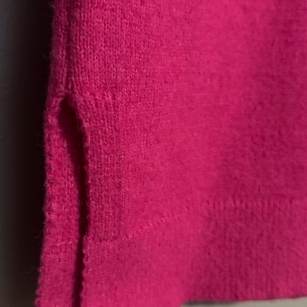 Wishlist Hot Pink V-Neck Knit Sweater Vest - Picture 4 of 7